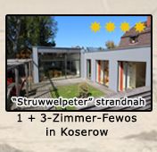 Ferienhaus Struwwelpeter in Koserow, Unterkunftsvermittlung Herrmann, www.Fewo-Usedom.cc